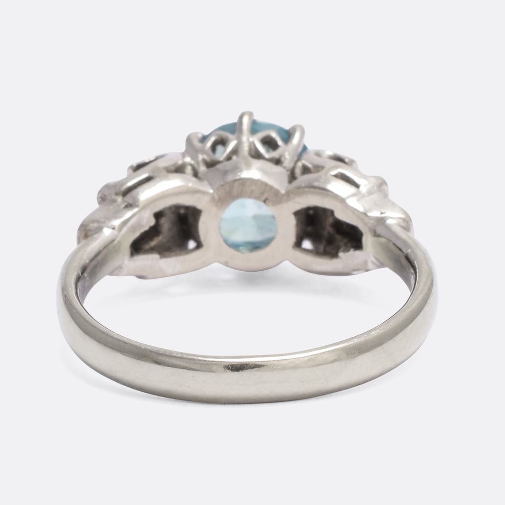 1930s Zircon Solitiare Ring