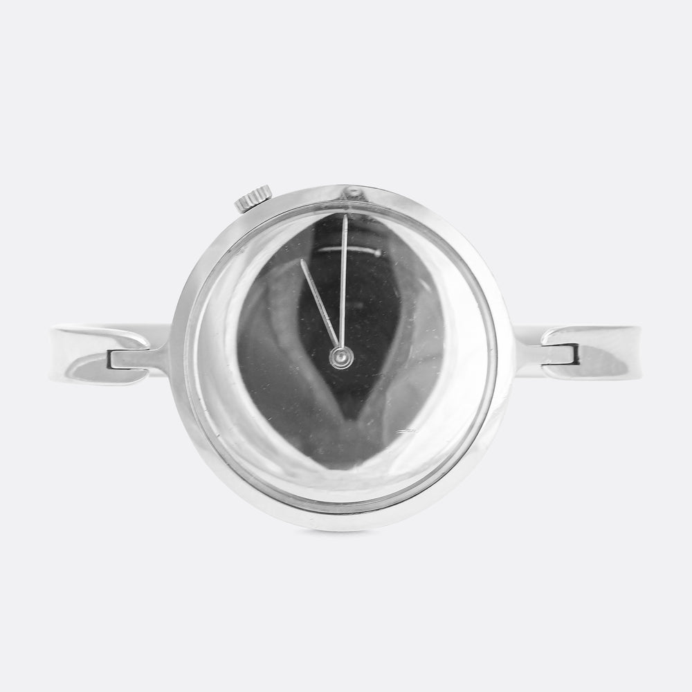 1970s Minimalist Chopard Jensen Stainless Steel Torun Wristwatch
