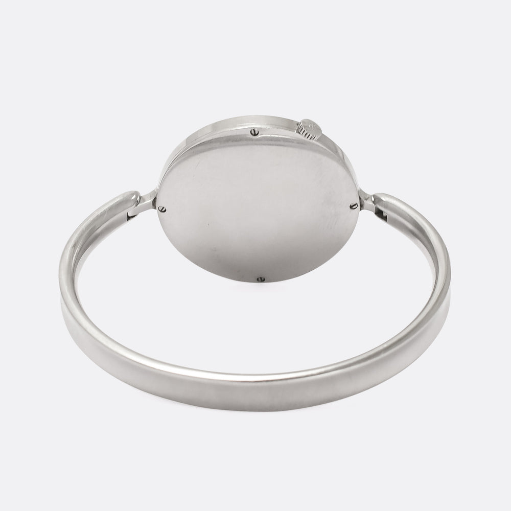 1970s Minimalist Chopard Jensen Stainless Steel Torun Wristwatch