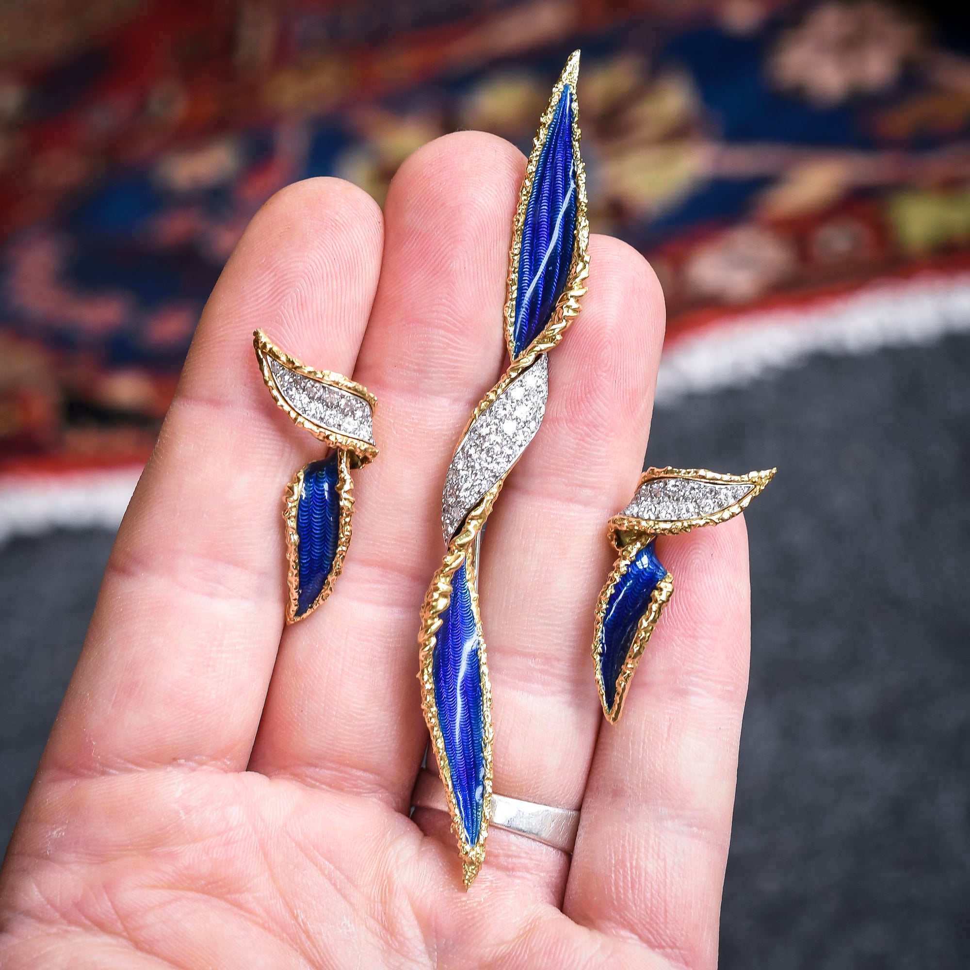 Boucheron feather earrings clearance