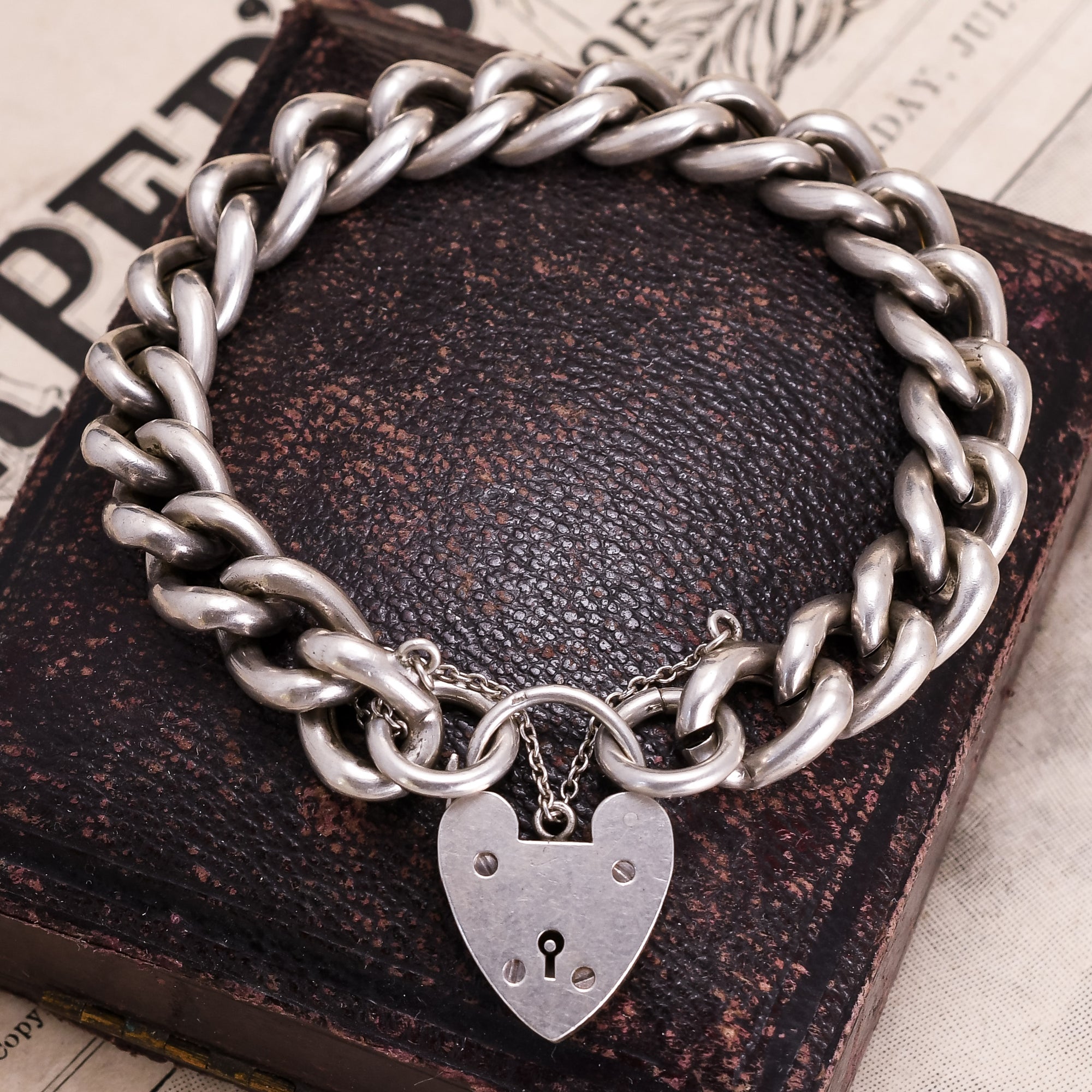 Curb Link Bracelet in Sterling Silver