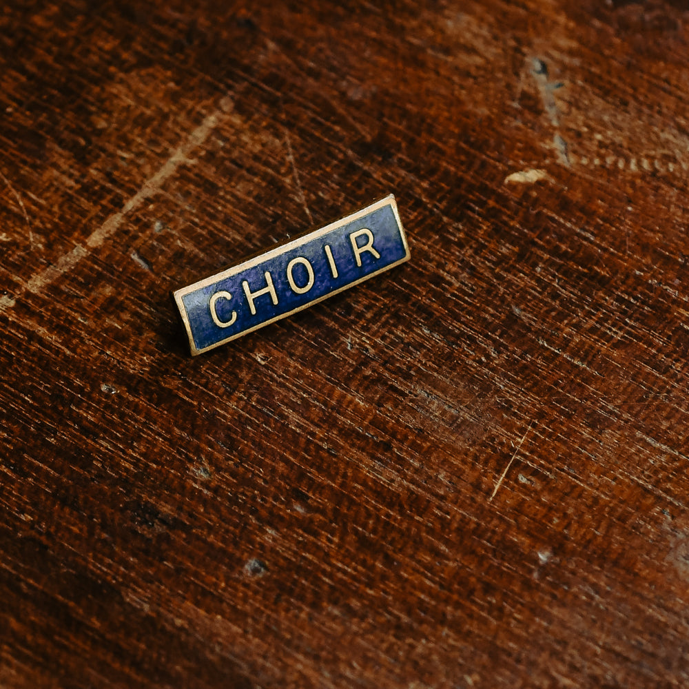 1960s Enamel CHOIR Badge