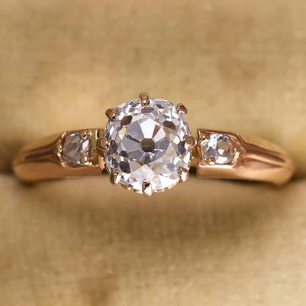 Late Victorian 1.16ct OMC Diamond Solitaire Ring