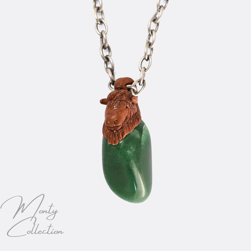 1920s Bakelite & Chalcedony 