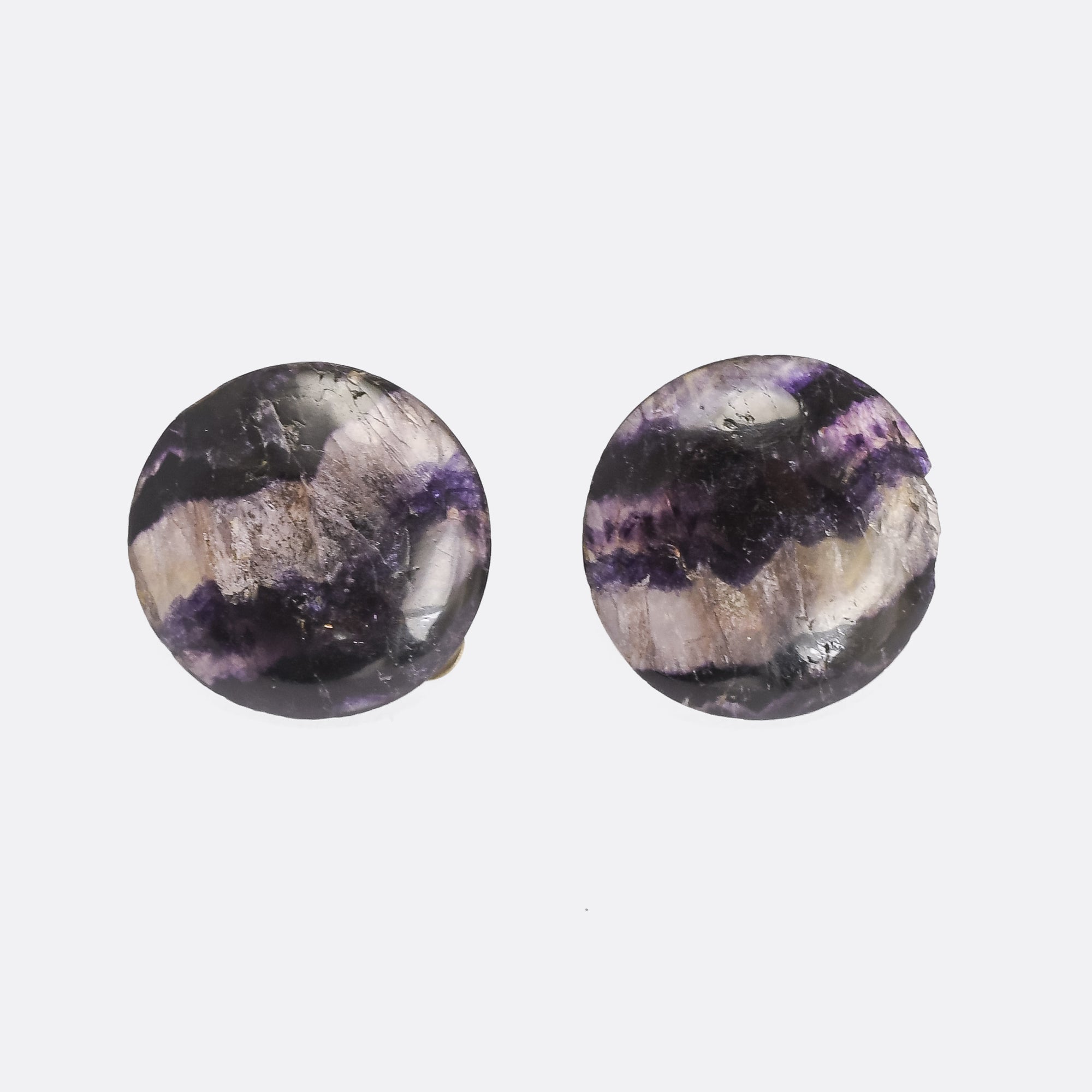 Blue john earrings sale