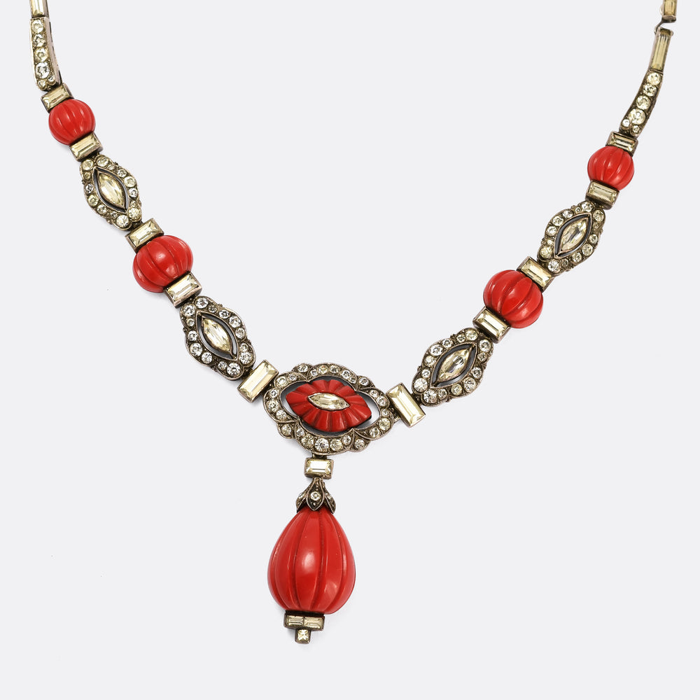 Art Deco Knoll & Pregizer Necklace