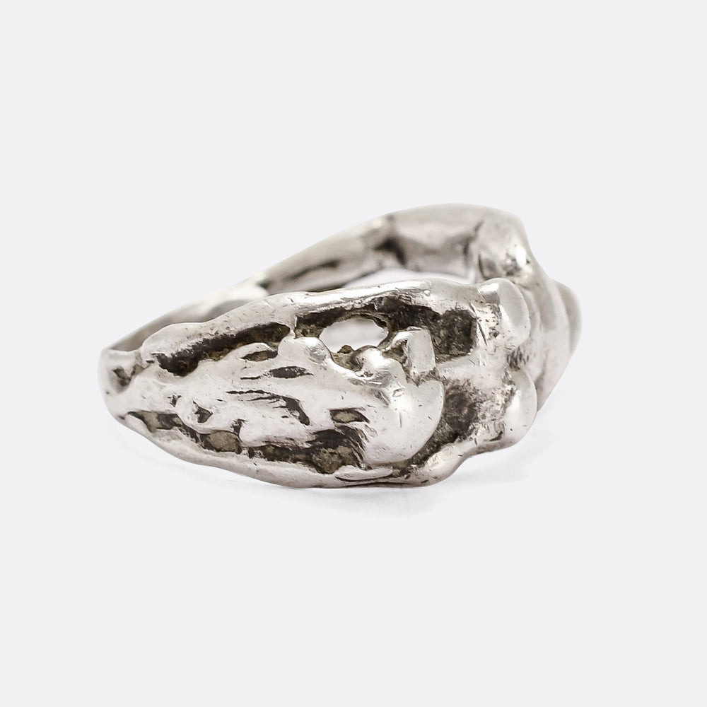 Art Deco Naked Woman Ring