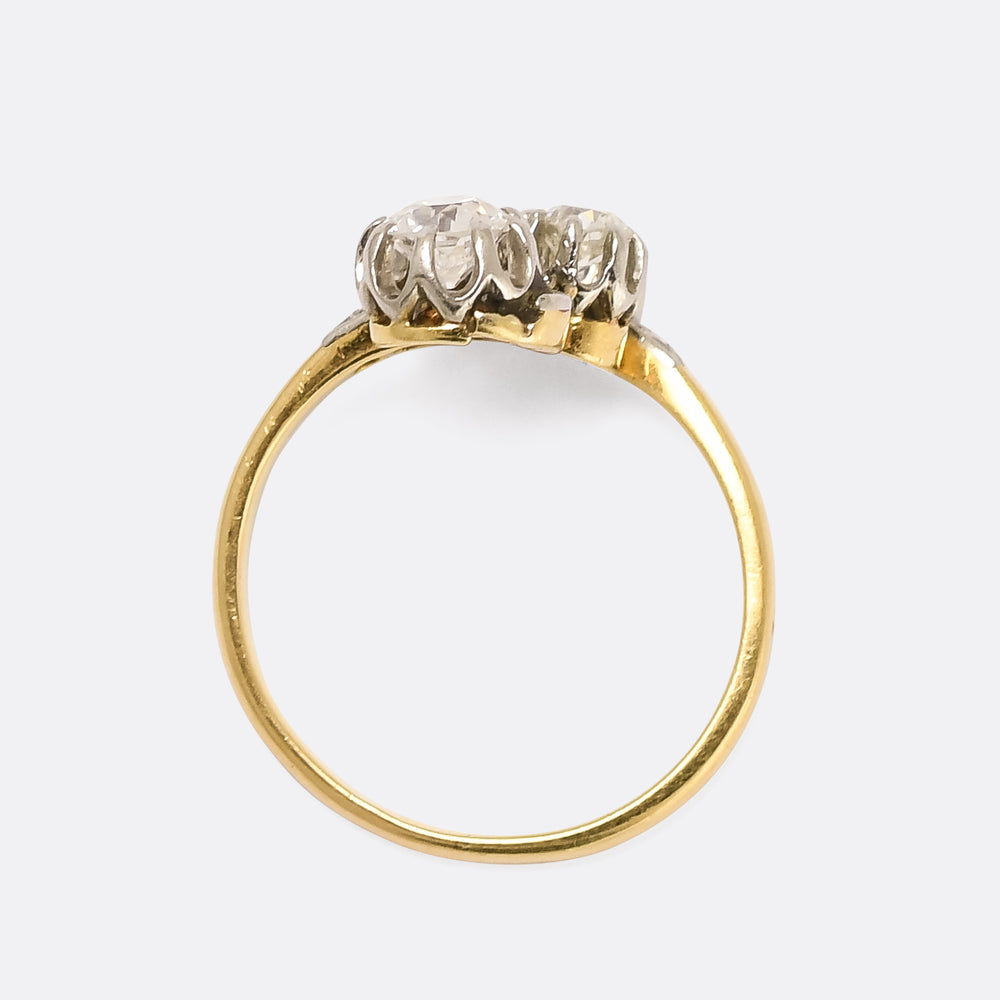 Belle Époque 1.20ct Diamond Three-Stone Ring