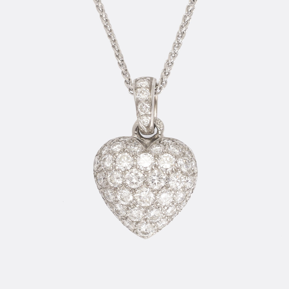 Cartier Diamond Heart Necklace