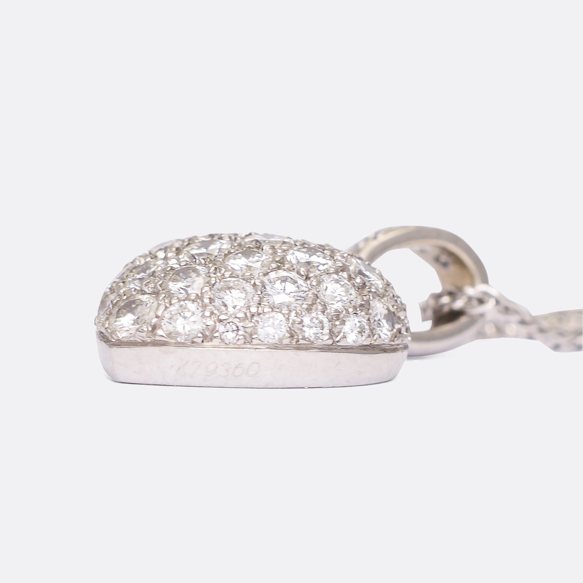 Cartier diamond heart pendant deals