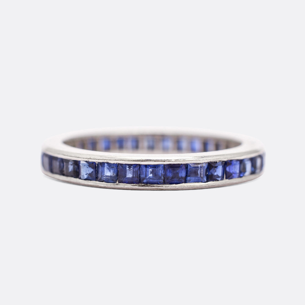 Collection of Three 1950s Gemset Eternity Rings