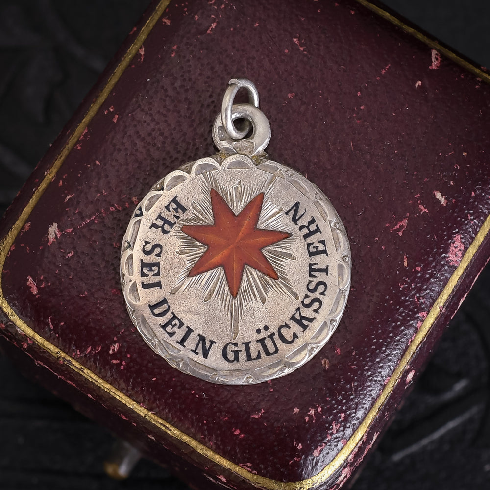 Victorian Silver Lucky Star Pendant