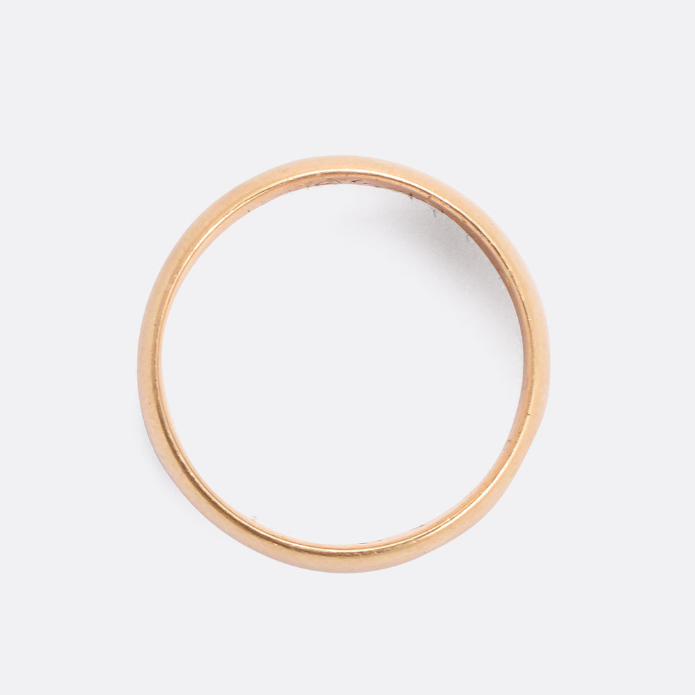 Early Victorian Semper Fidelis Wedding Band