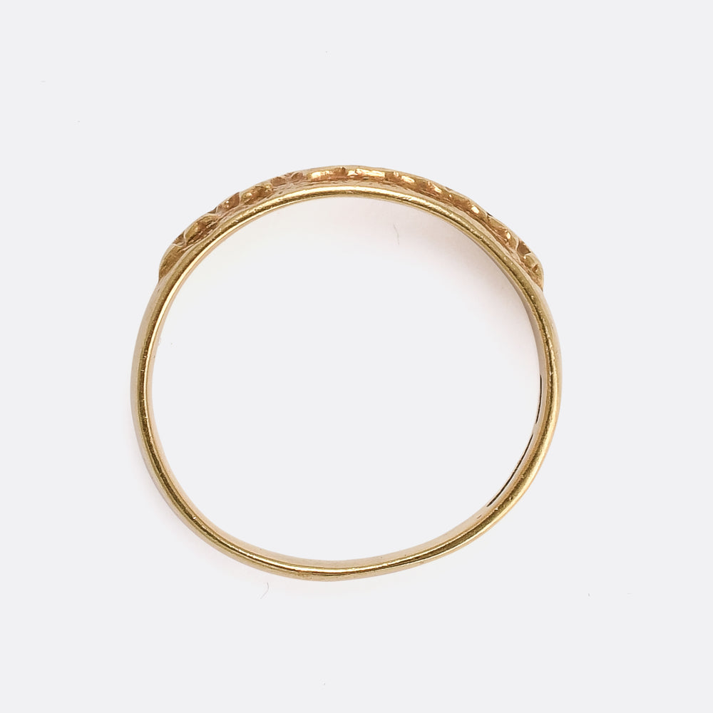 Edwardian Gold MIZPAH Ring