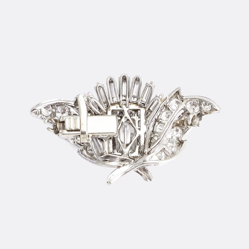 French Art Deco Diamond Clasp