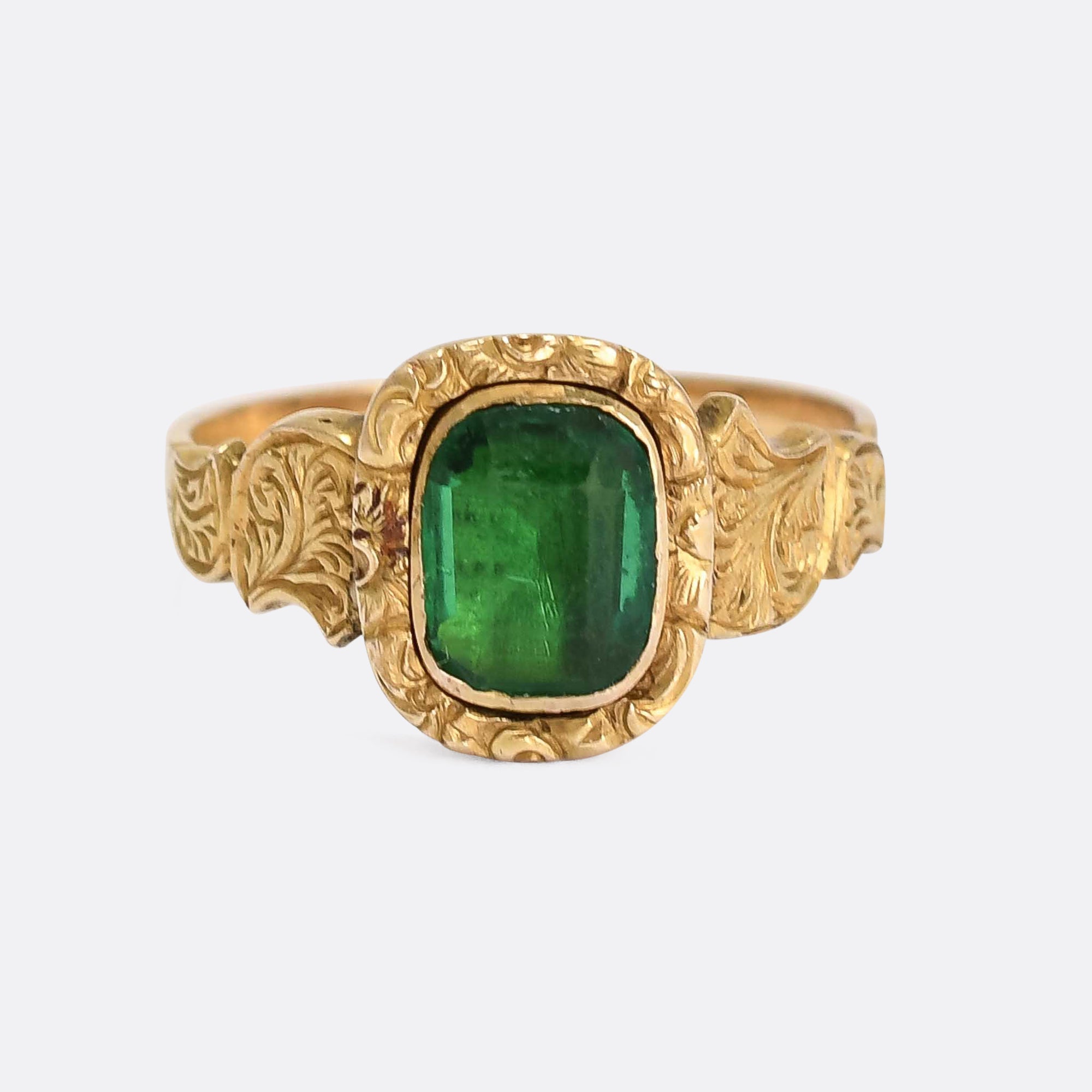 Georgian emerald hotsell ring