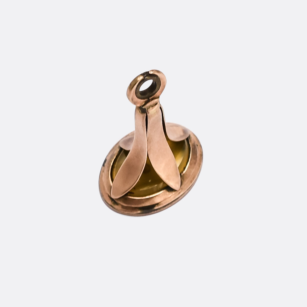 Georgian Entre Nous Letter Seal Fob Pendant