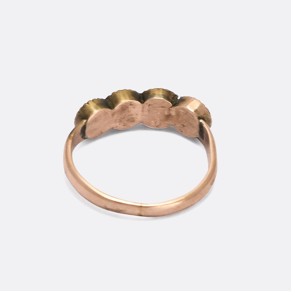 Georgian Garnet Four-Stone Ring