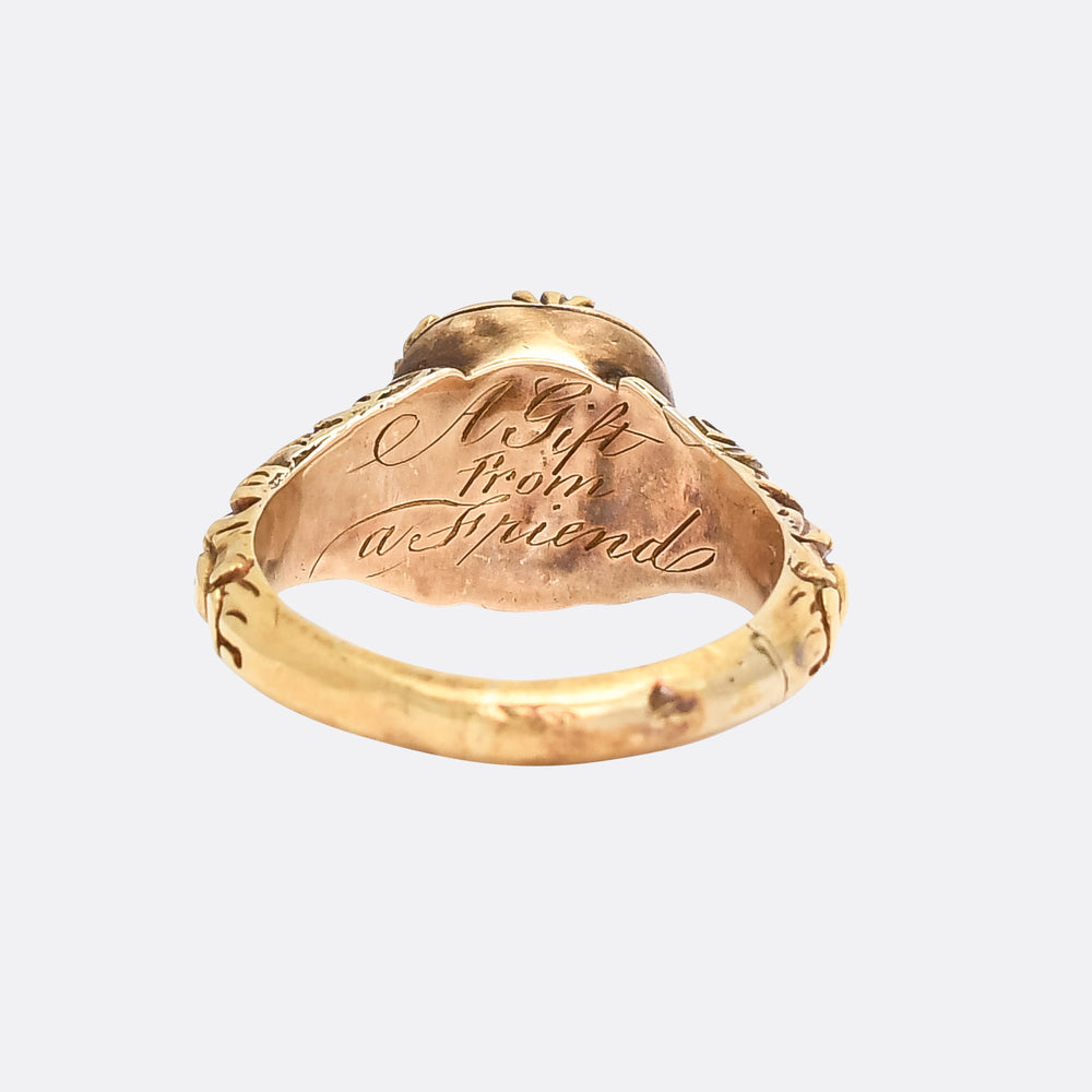 Georgian Lavender Paste Single-Stone Ring