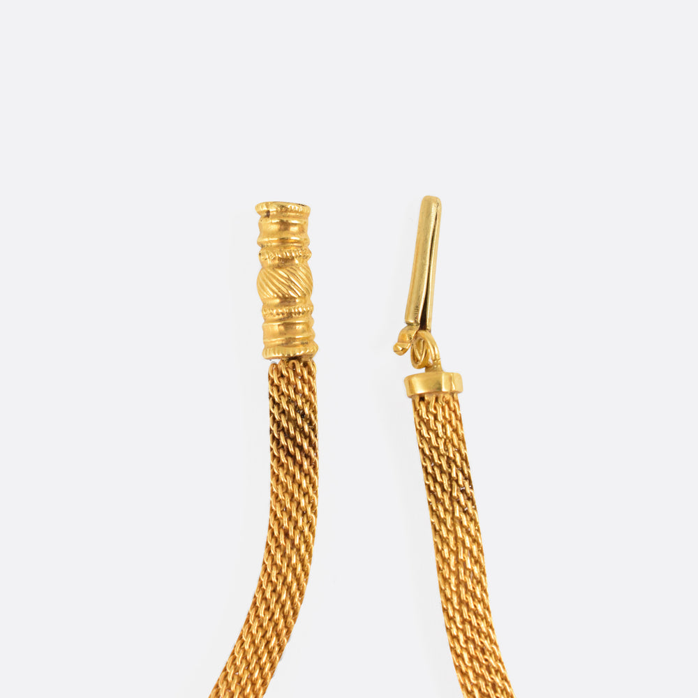 Georgian 18ct Gold Snake-Link Chain