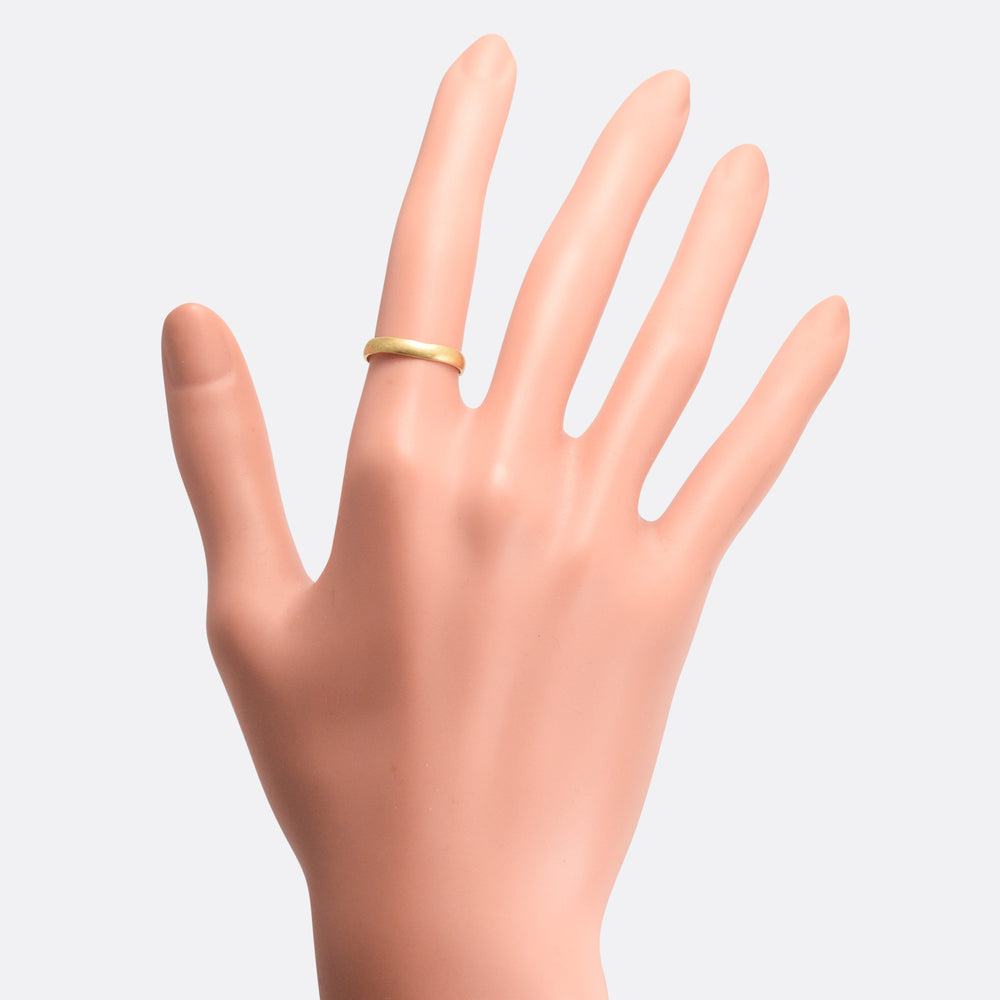 Georgian 18k Gold Posy Ring Read This Wish Me A Kiss