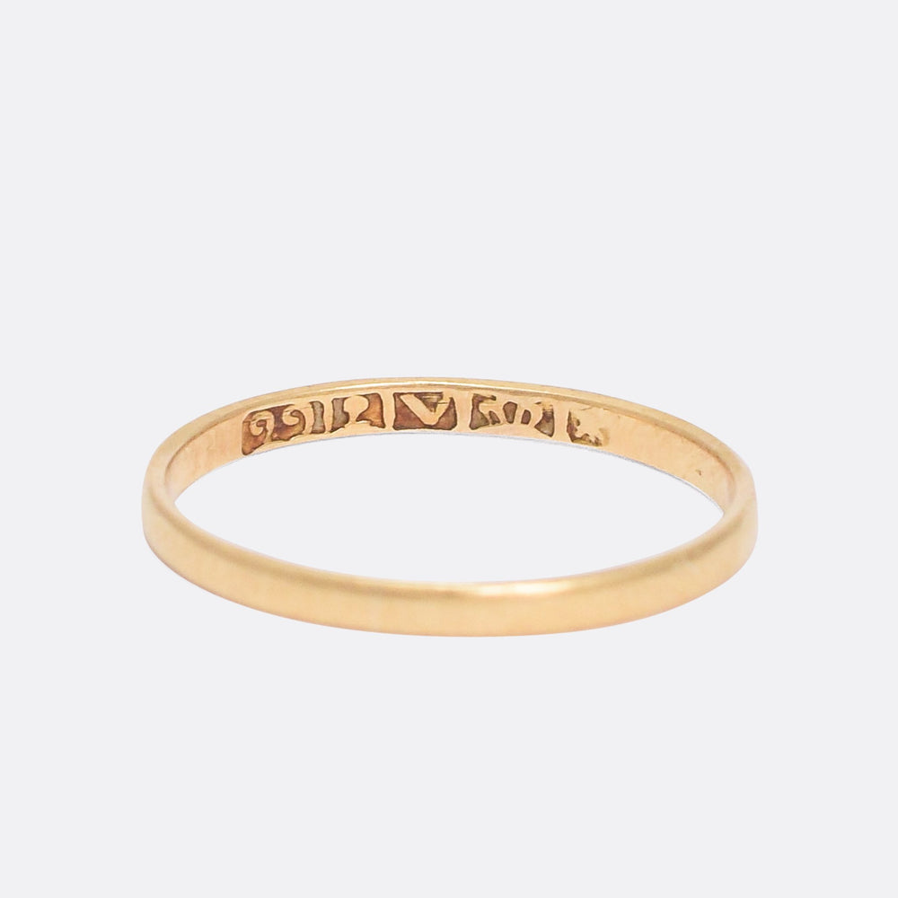 Georgian 22k Gold Wedding Band