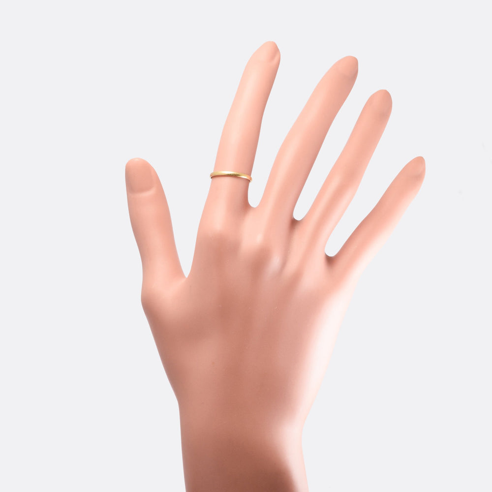 Georgian 22k Gold Wedding Band
