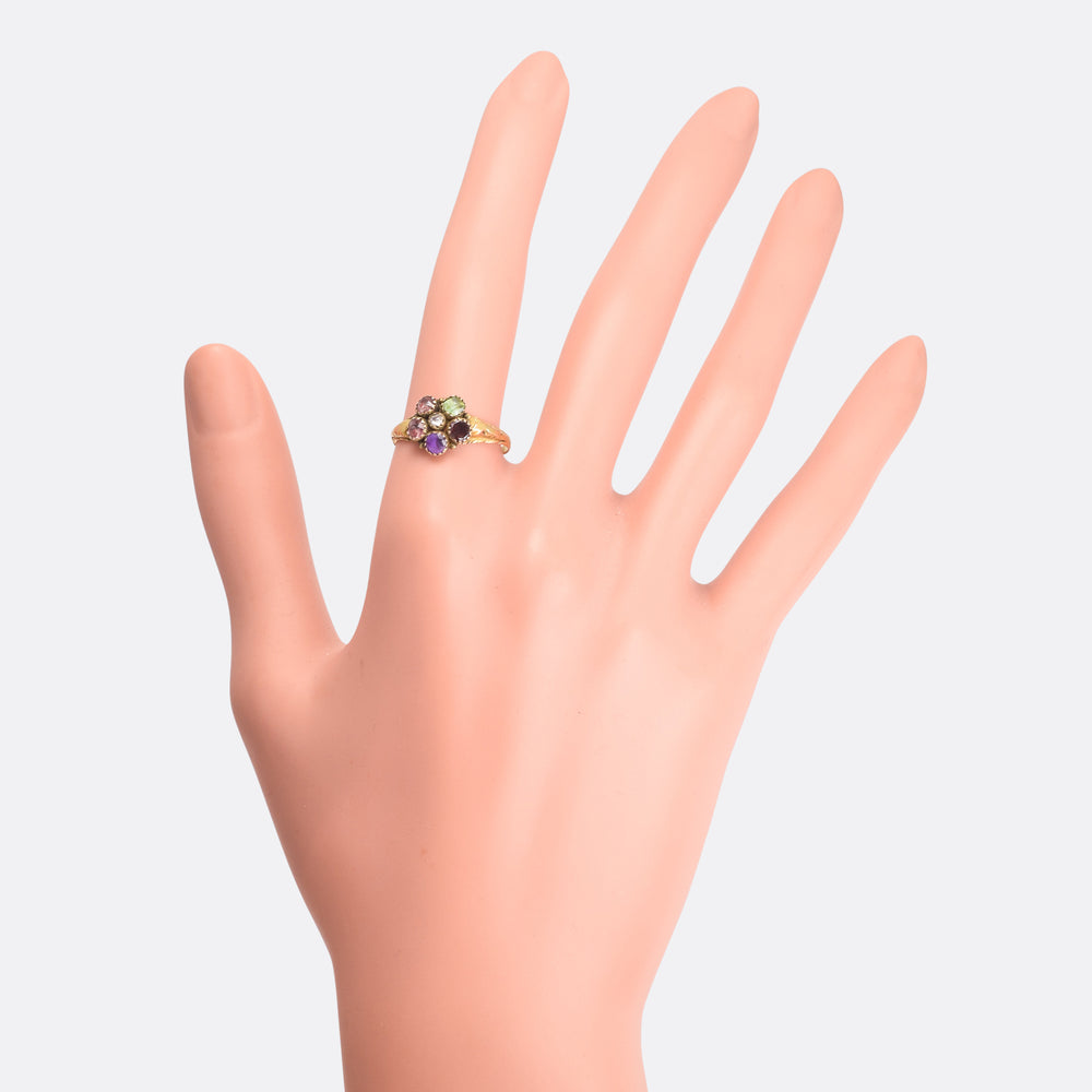 Georgian Acrostic REGARD Ring
