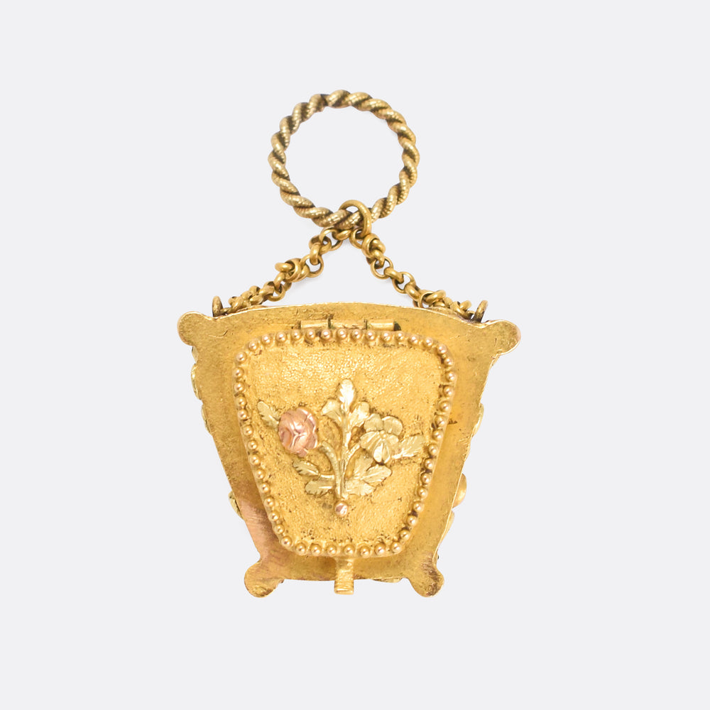 Georgian Acrostic SOUVENIR Purse Locket