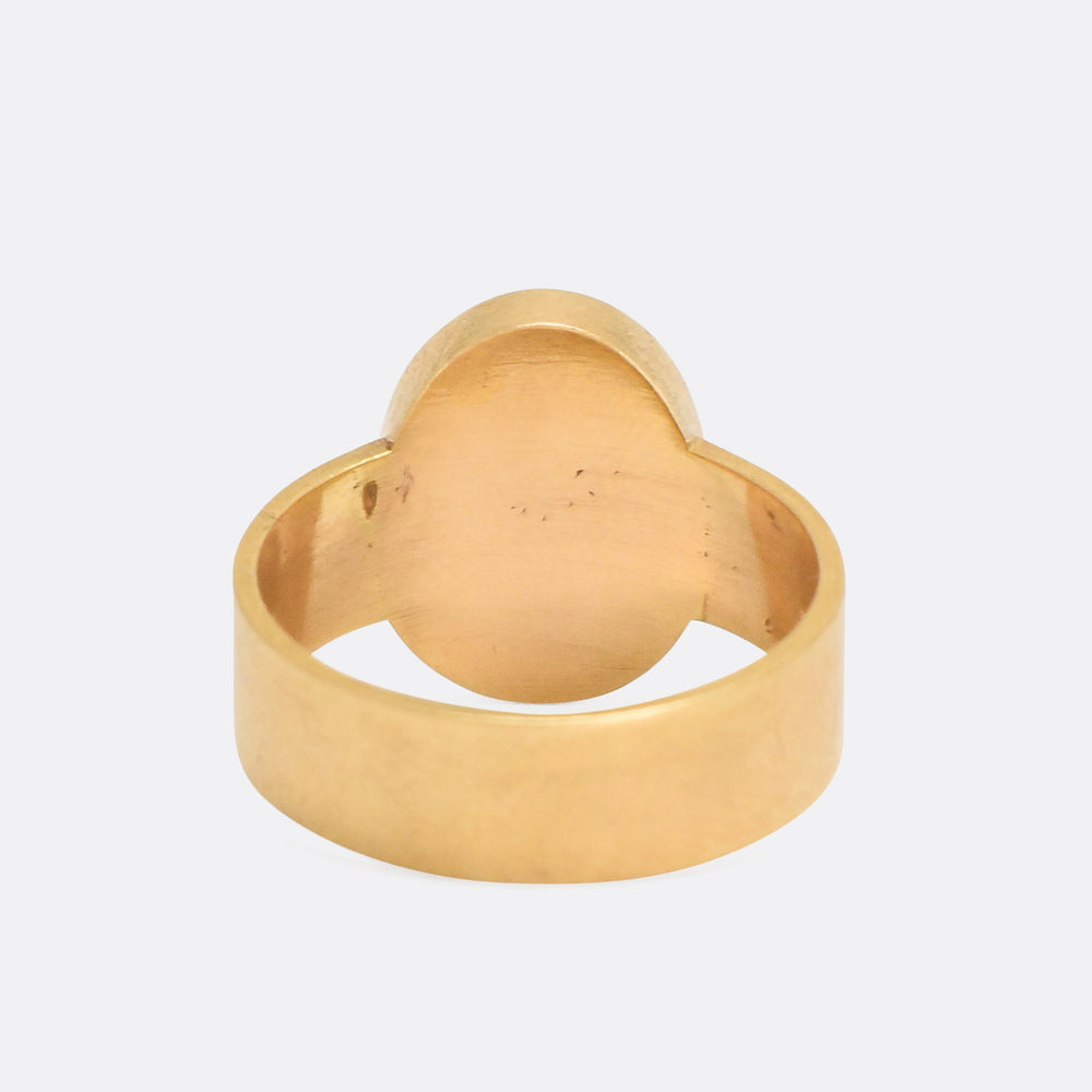 Georgian Onyx Cameo Fede Ring