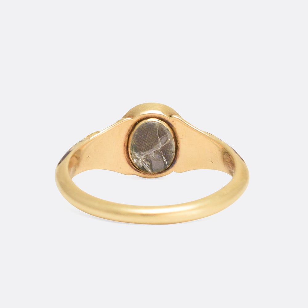 Georgian Urn Cameo Mourning Ring