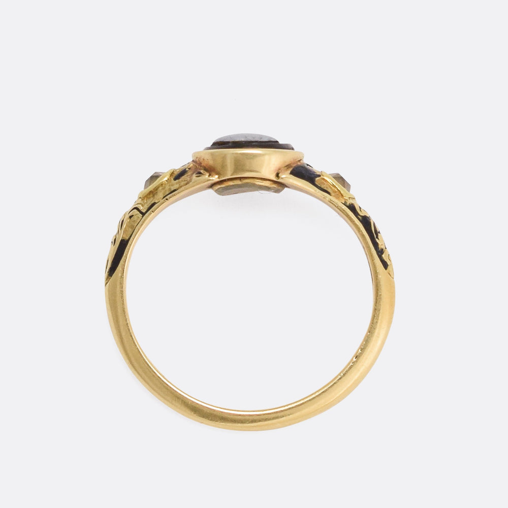 Georgian Urn Cameo Mourning Ring