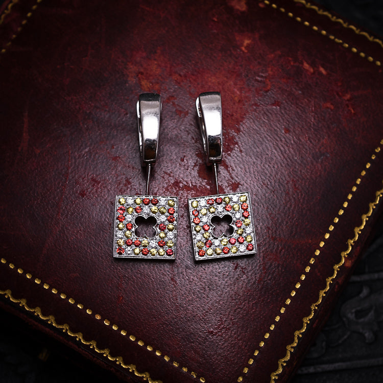 Mauboussin Tri-Colour Gemstone Earrings
