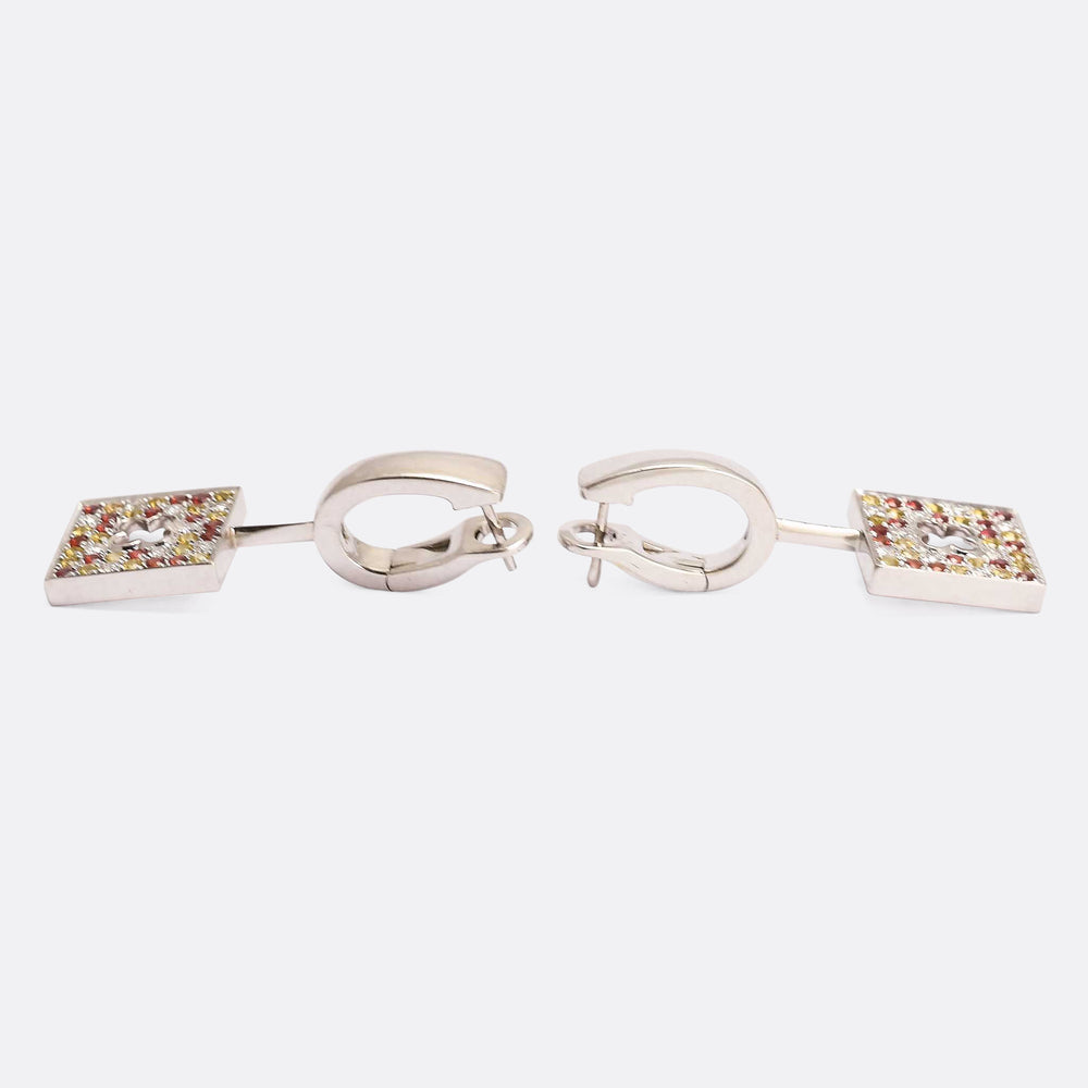 Mauboussin Tri-Colour Gemstone Earrings