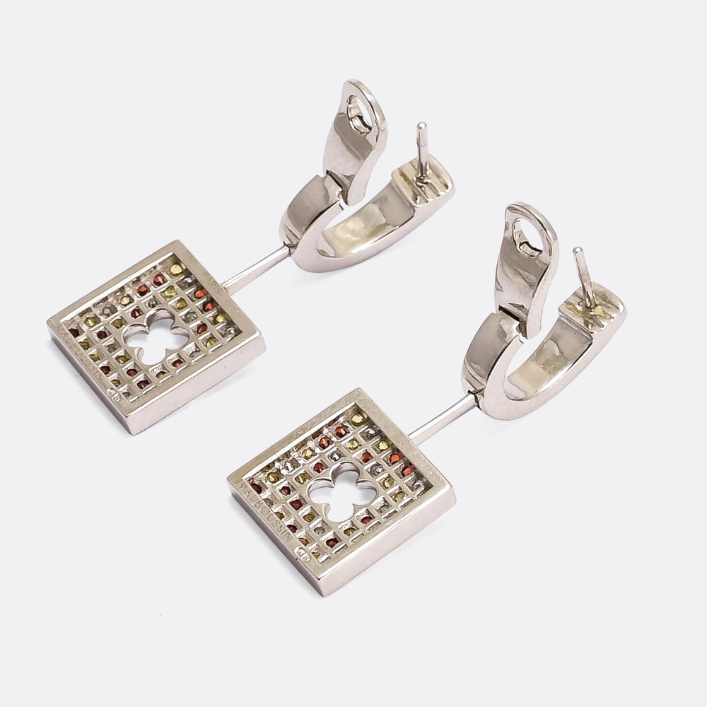 Mauboussin Tri-Colour Gemstone Earrings