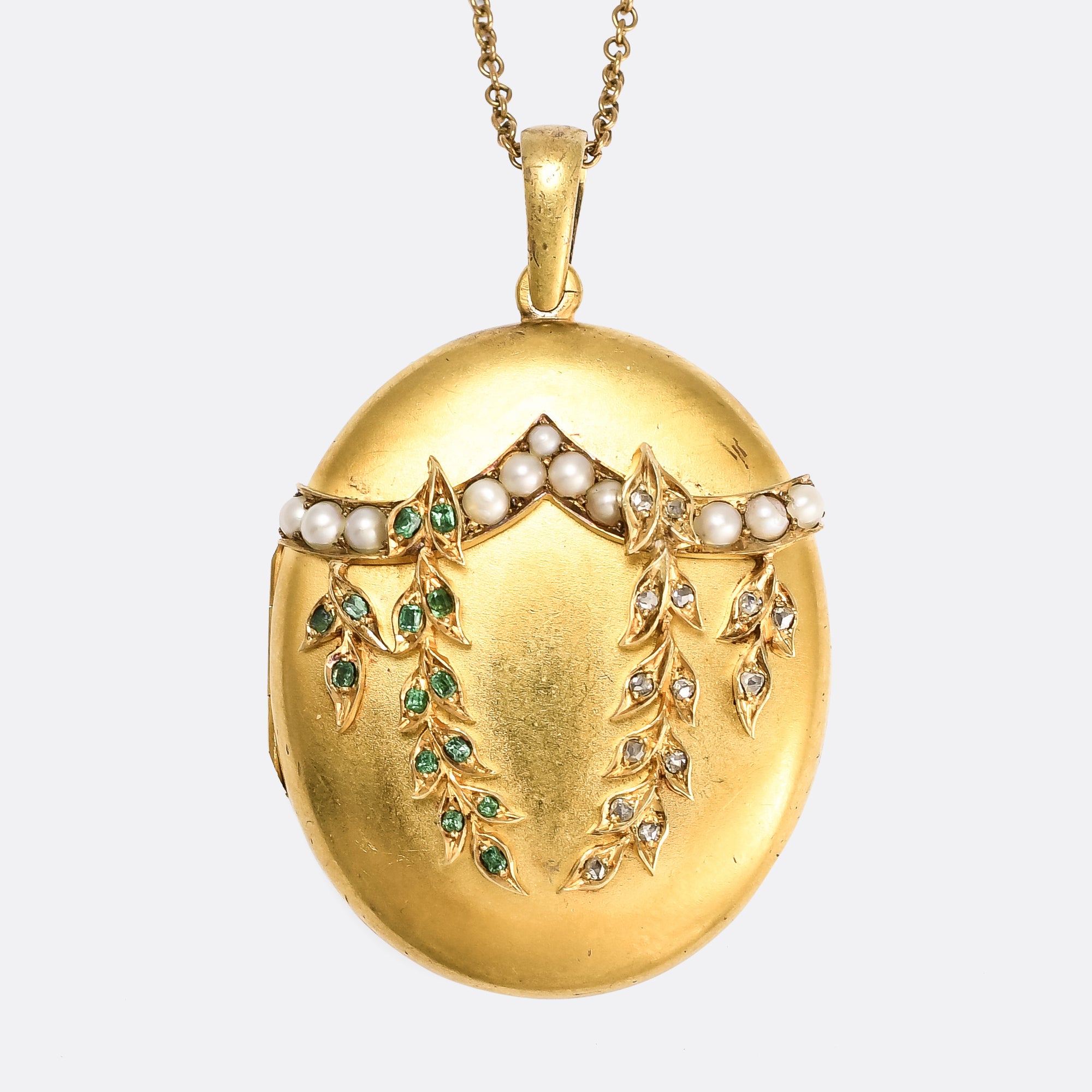 Pear Locket Pearl Laurel Locket 3rd Payment – Butter Lane Antiques