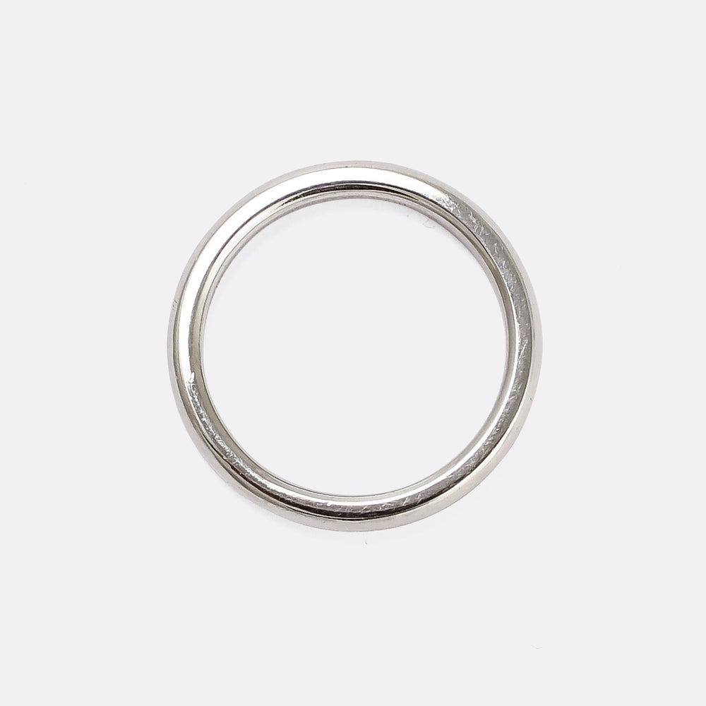 Tiffany & Co. Platinum Stacking Band by Elsa Peretti