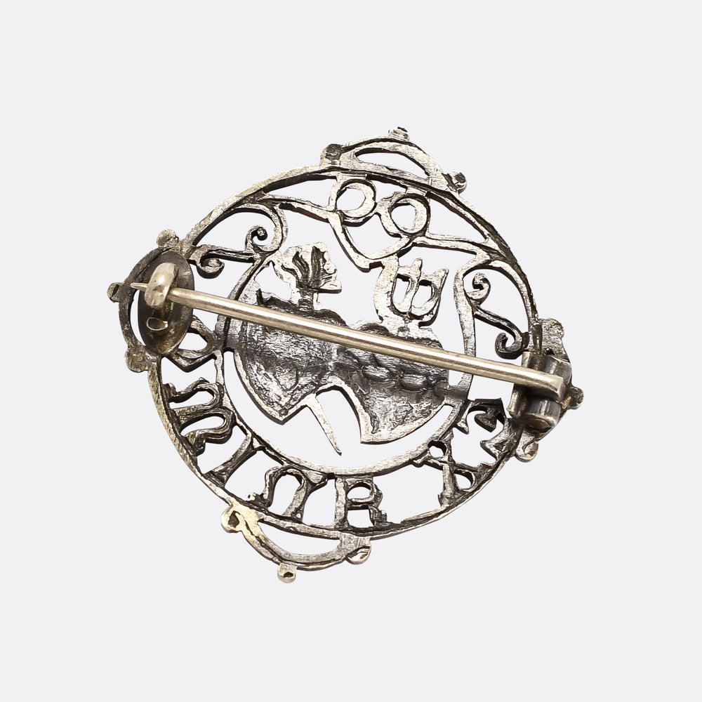 Victorian Alliance of the Hearts Ex Animo Brooch