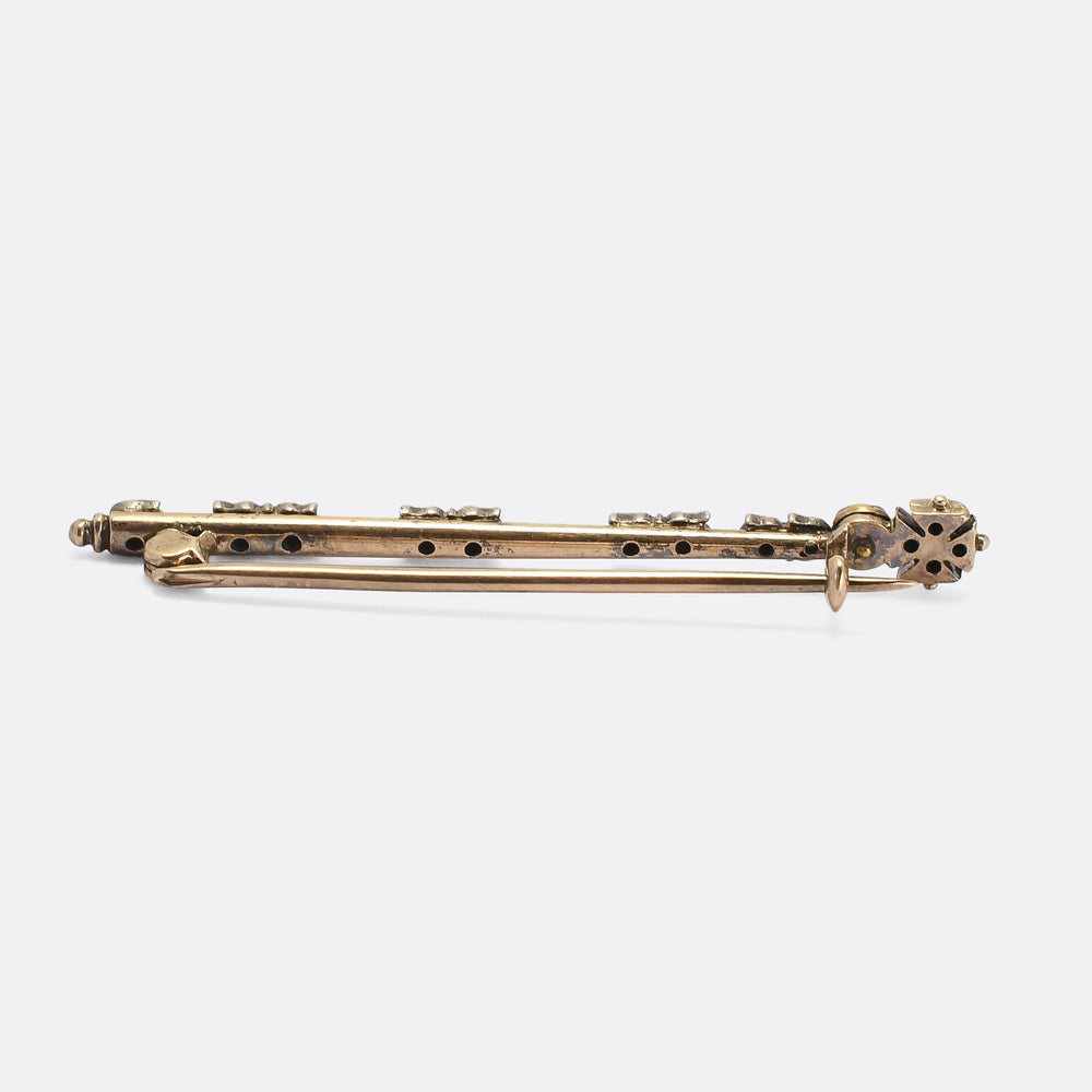 Victorian Crown Jewels Sovereign’s Sceptre” Brooch