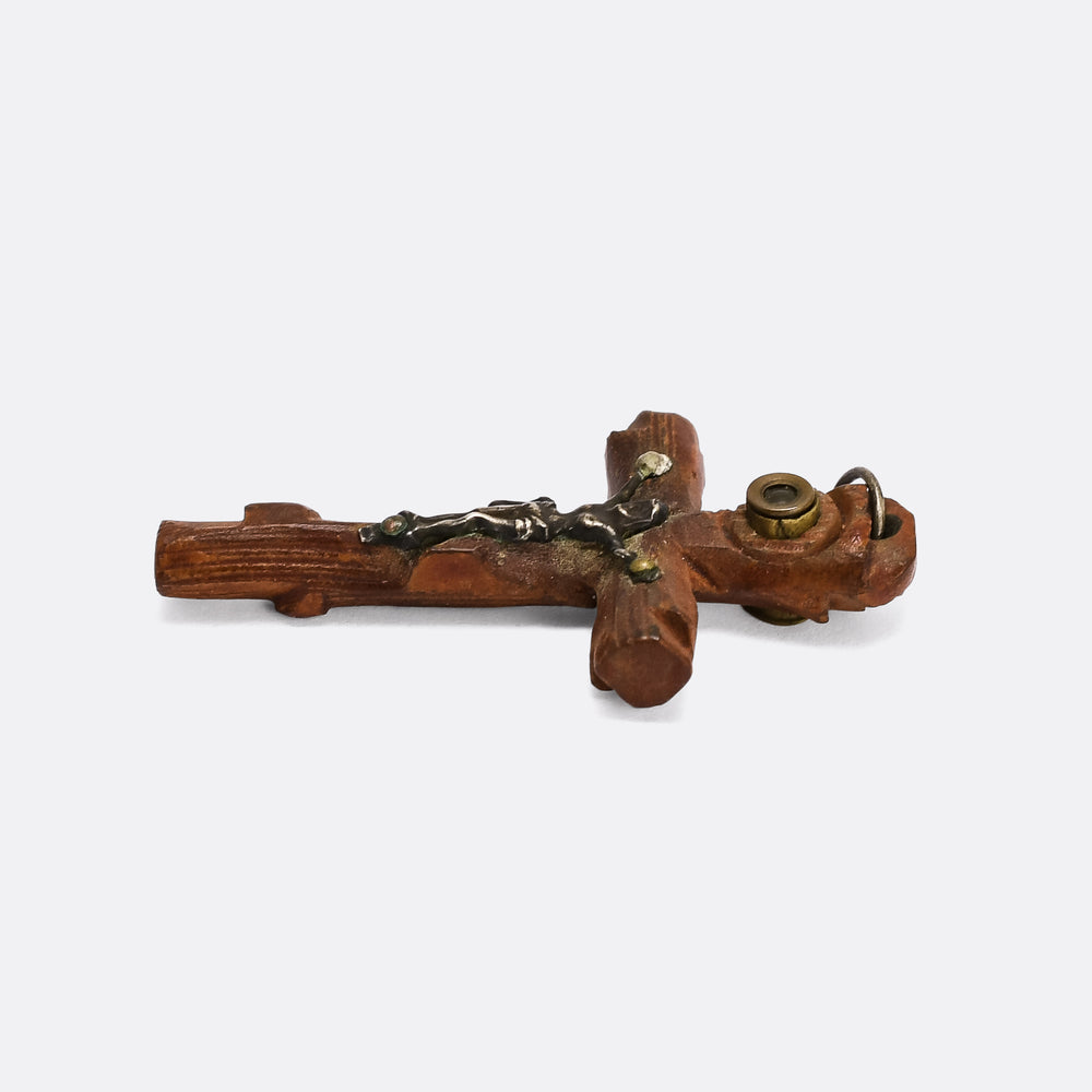 Victorian Crucifix Stanhope Pendant Mont-Saint-Michel