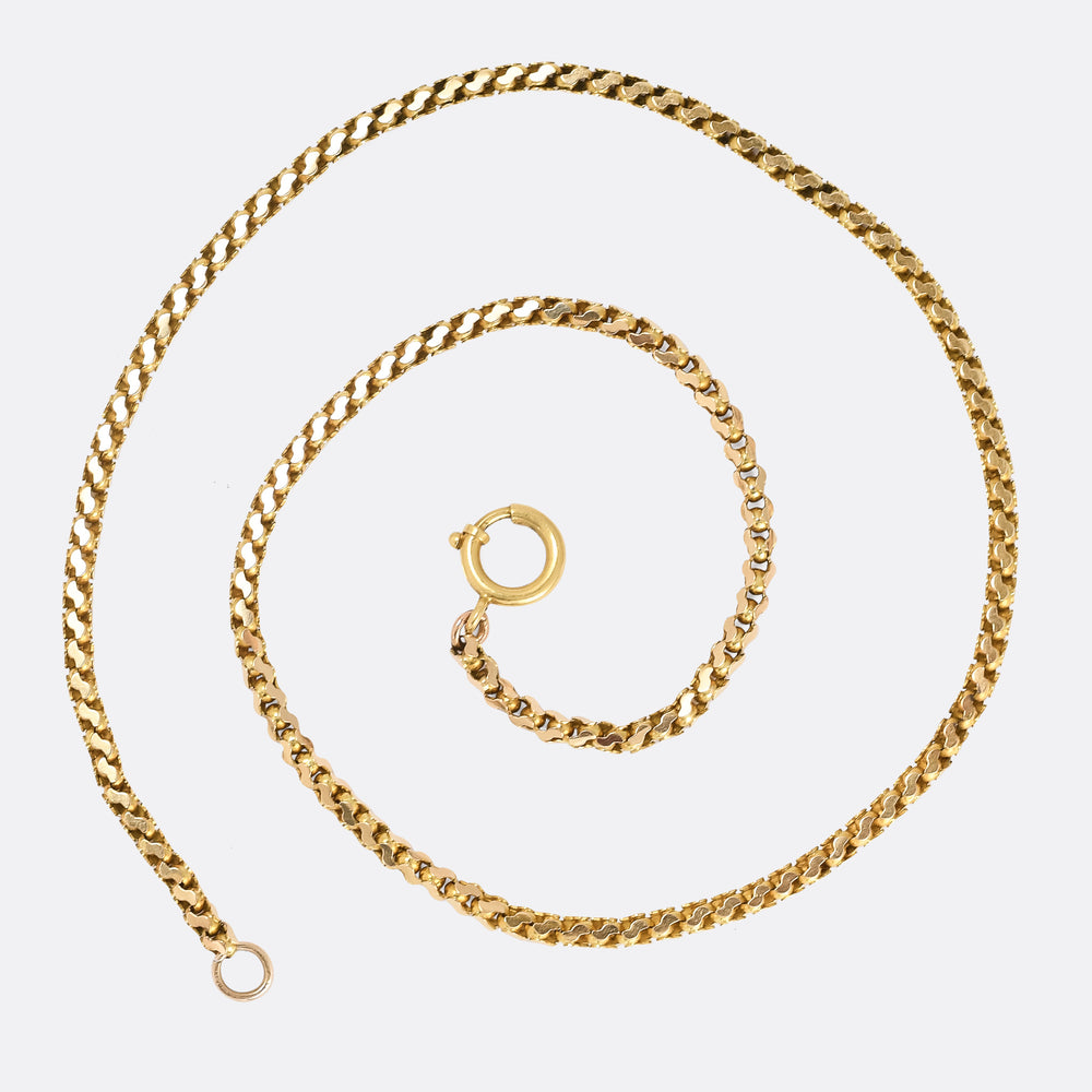 Victorian Fancy S-Link Chain Necklace