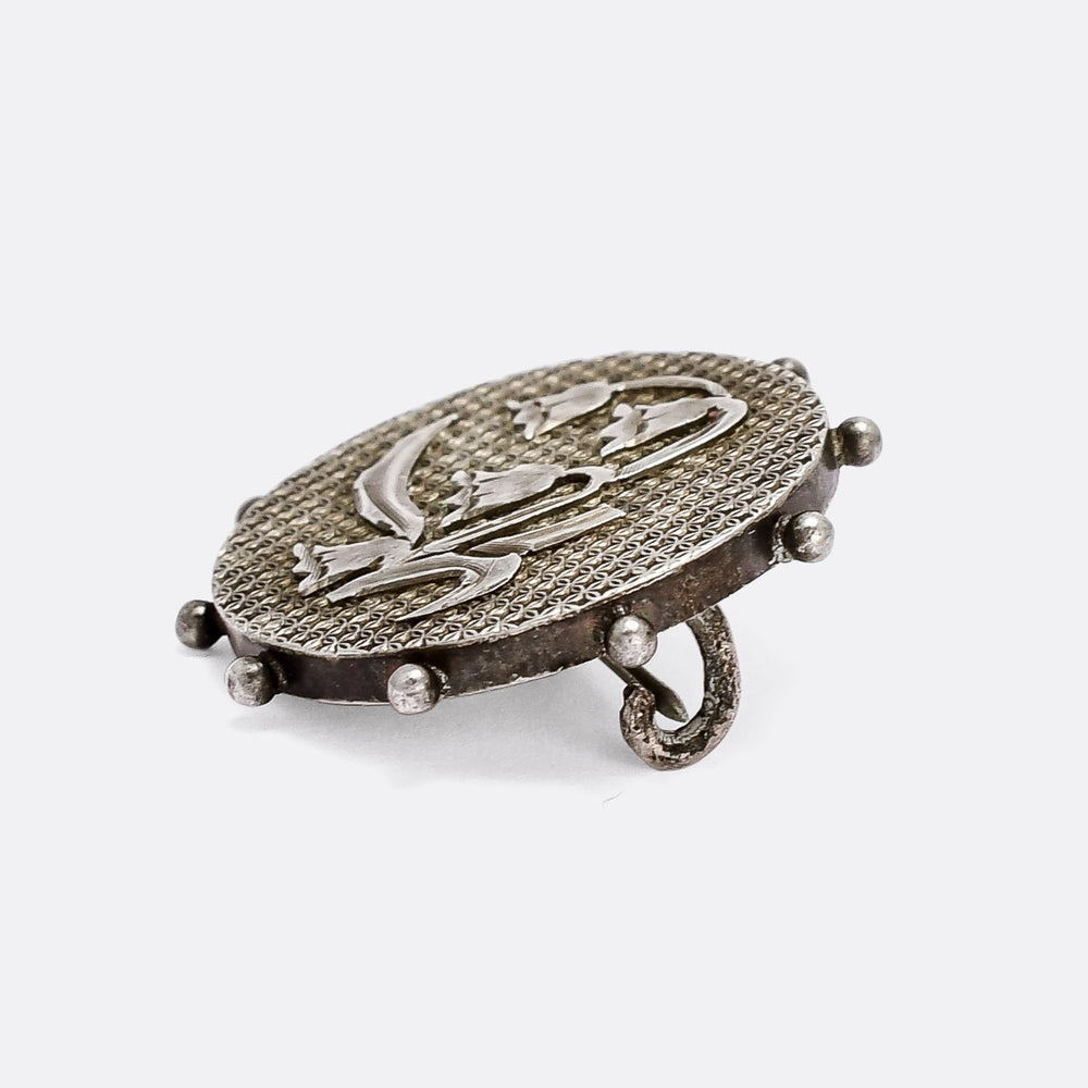 Victorian Lily of the Valley Brooch