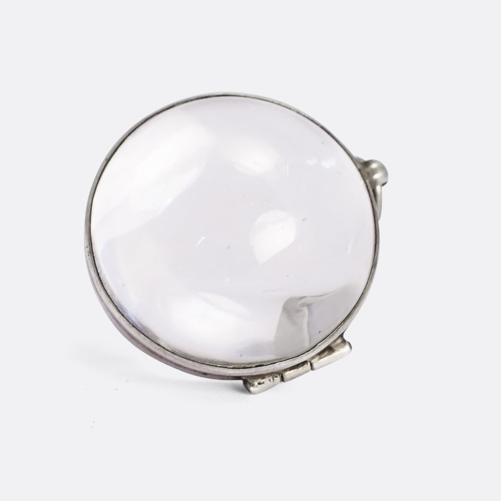 Victorian Rock Crystal Pool of Light Locket