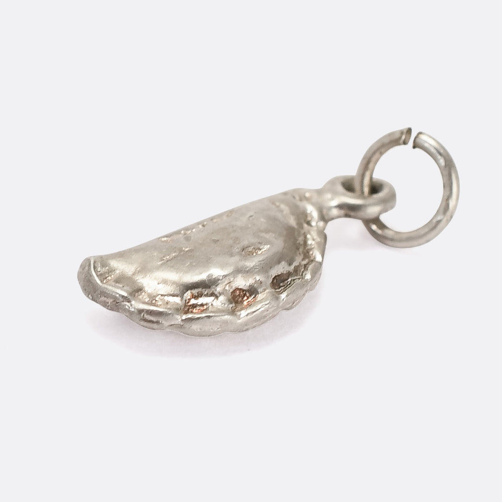 Victorian Silver Land's End Cornish Pasty Charm