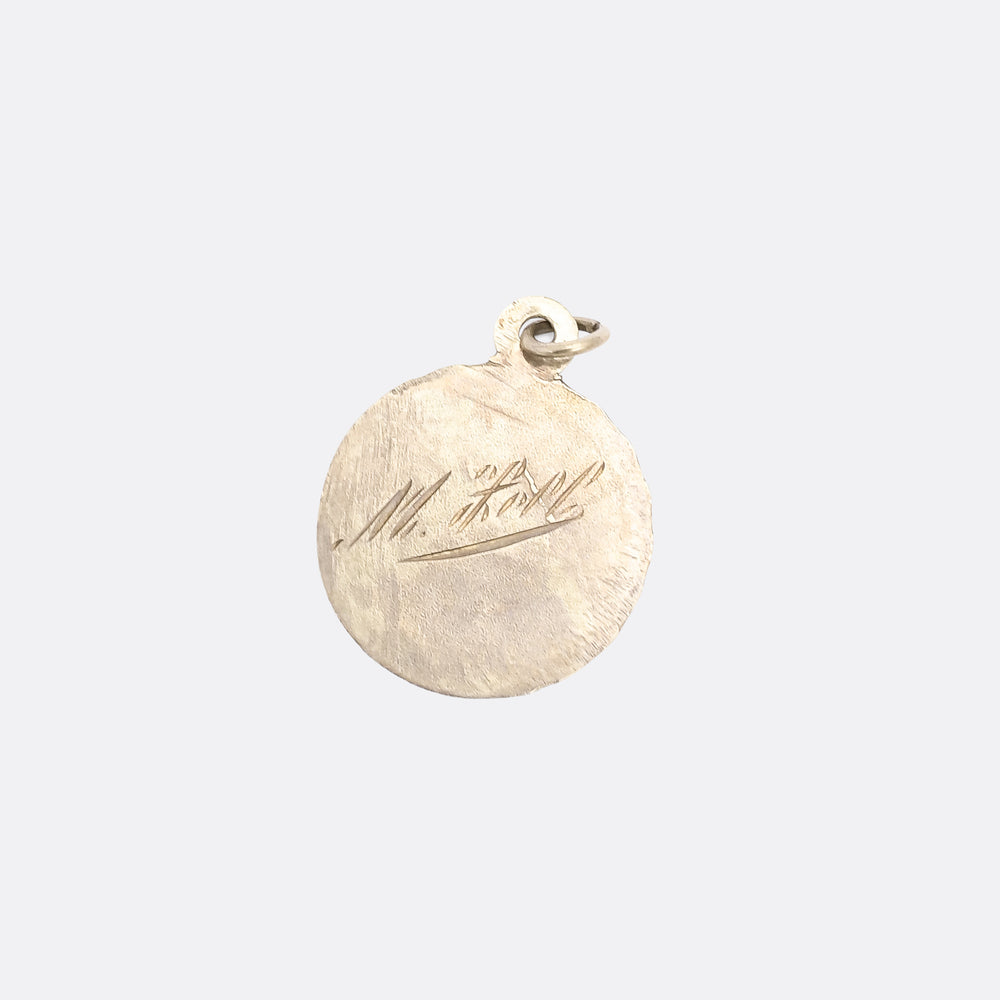 Victorian Silver Lucky Star Pendant