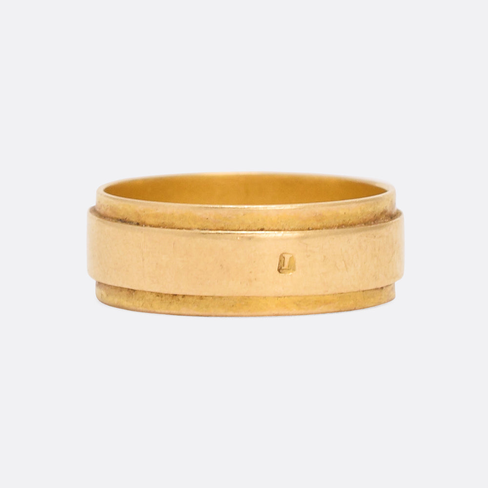 Victorian 18k Gold Buckle Ring
