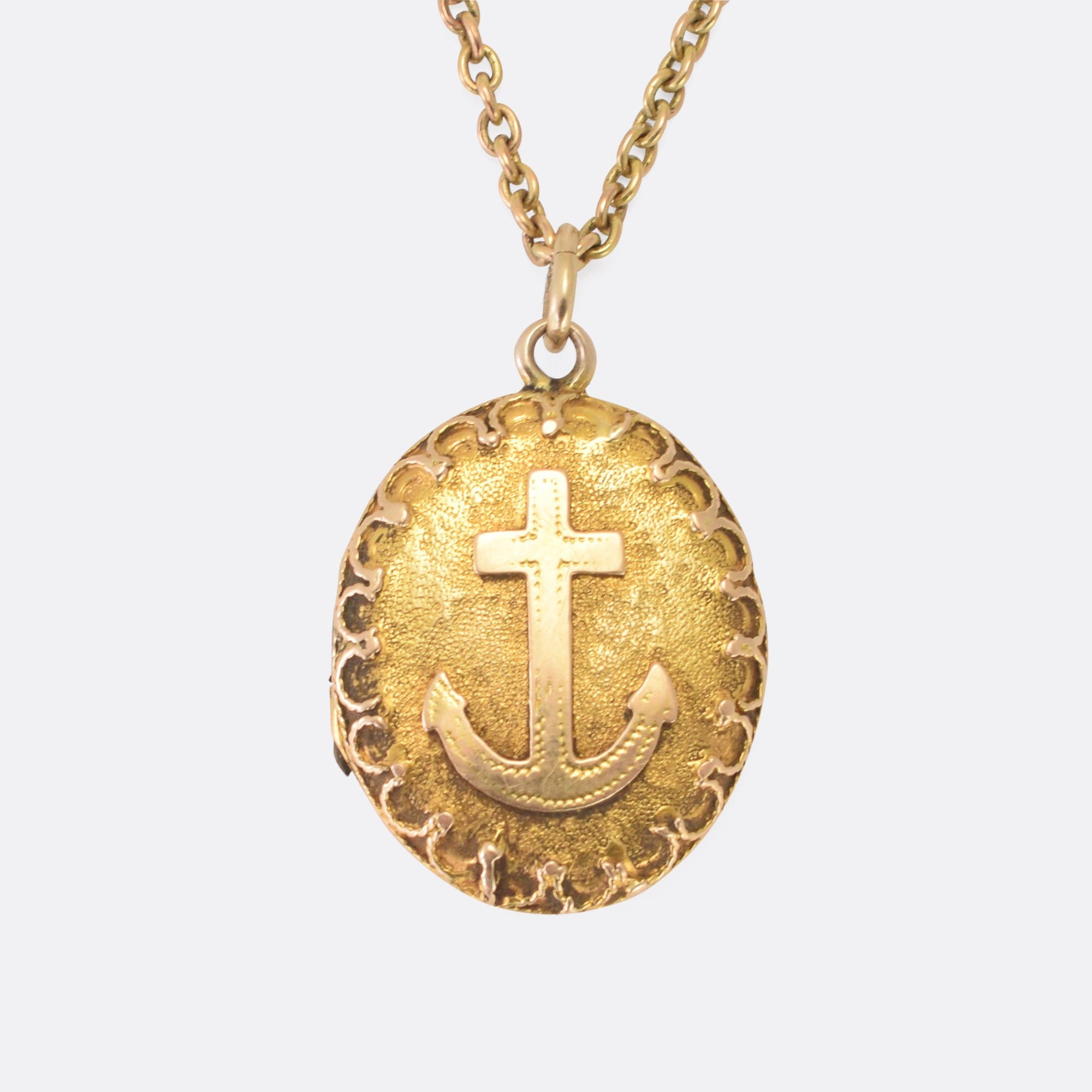Anchor deals gold locket