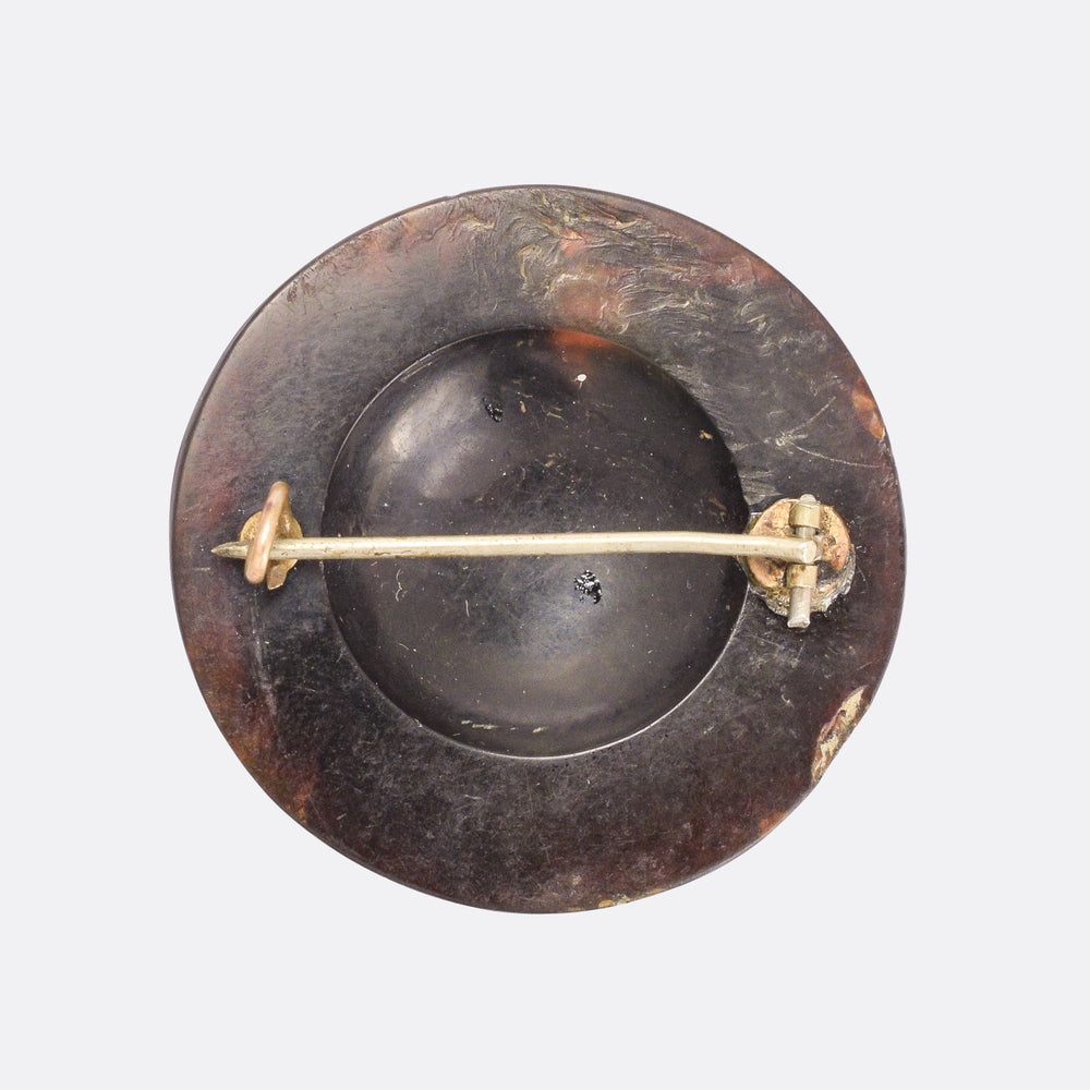 Victorian Pique Psyche Brooch