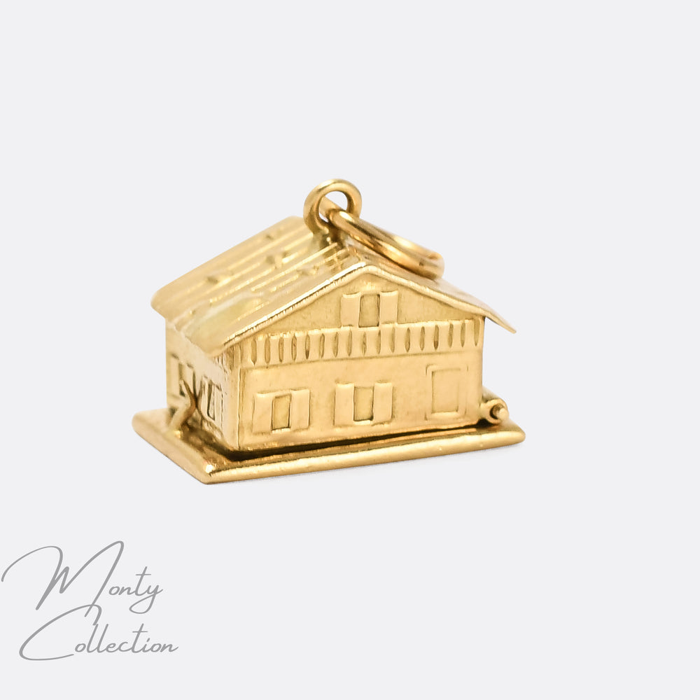 Vintage 18k Gold (Ex-) Lovers Chalet Charm