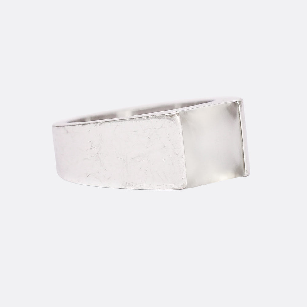 Vintage Cartier Moonstone Signet Ring